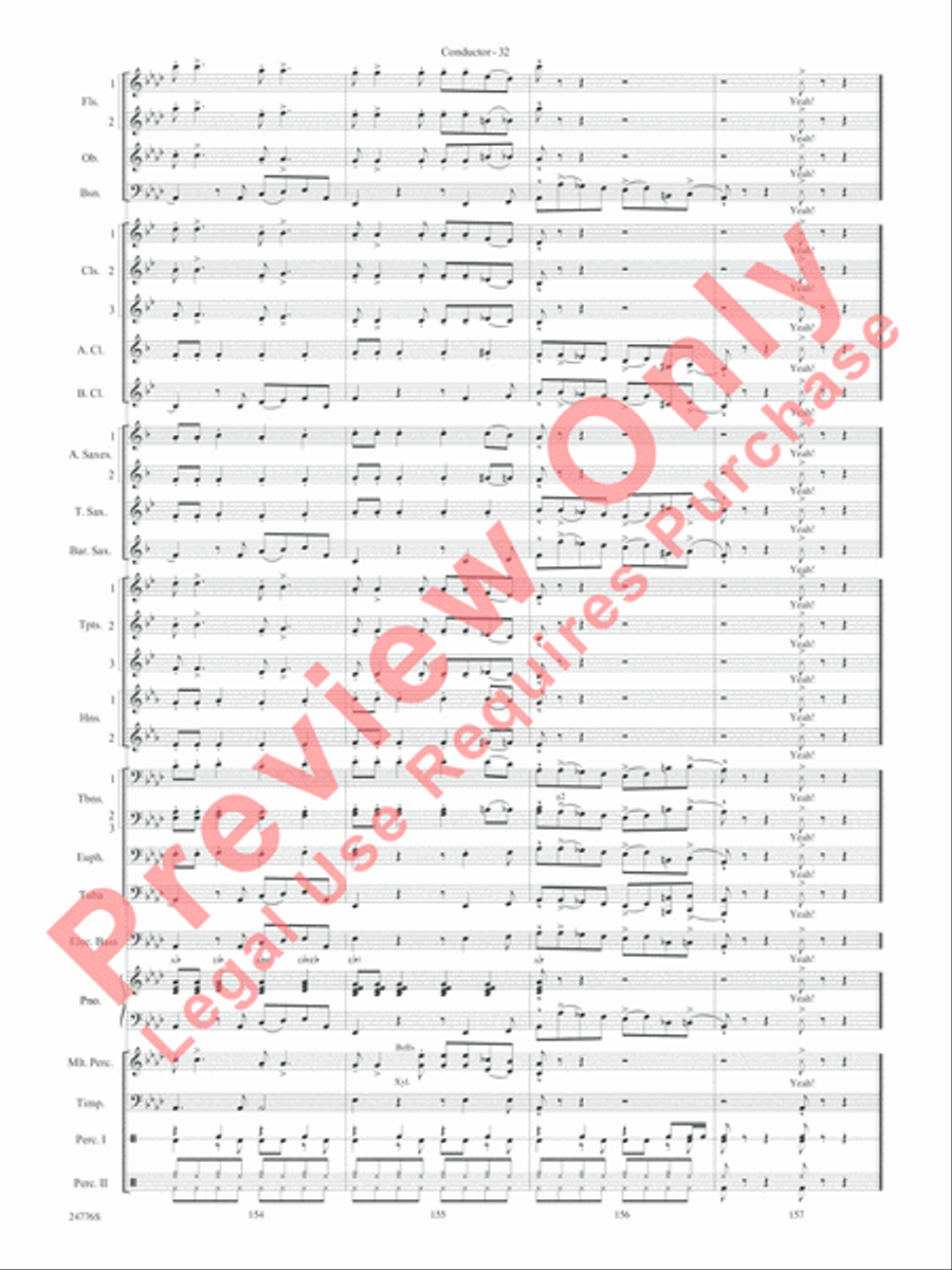 Rolling Stones: The Music Tour Concert Band scores gallery preview page 35