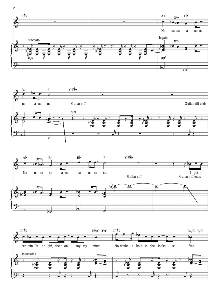 Hush Organ Accompaniment scores gallery preview page 2