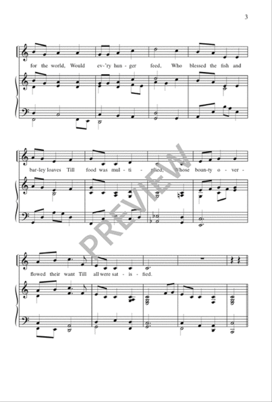 We Come with Joy 4-Part scores gallery preview page 4