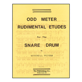 Book cover for Odd Meter Rudimental Etudes For Snare Drum