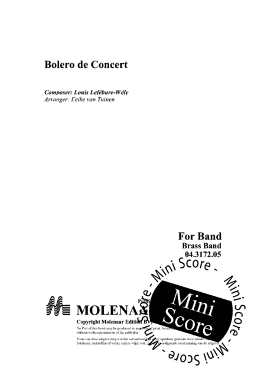 Bolero de Concert Brass Band scores gallery preview page 3