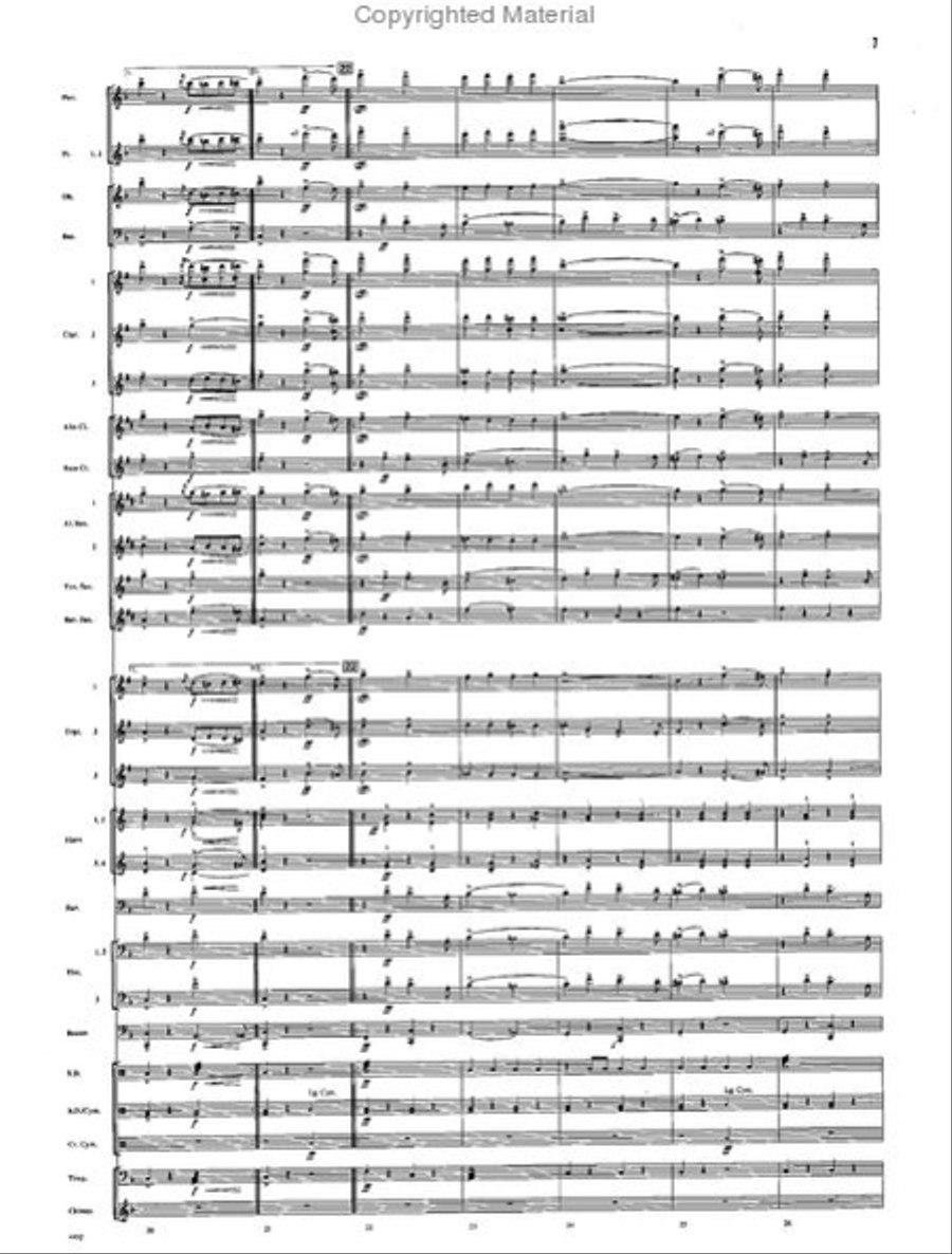 The Chimes of Liberty Concert Band scores gallery preview page 5