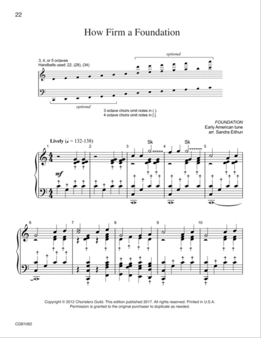 Spring Ring! (3-5 octaves) Reproducible music for handbells or handchimes 5-Octaves scores gallery preview page 7