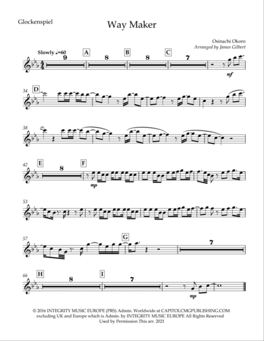 Way Maker Way Maker Full Orchestra scores gallery preview page 3