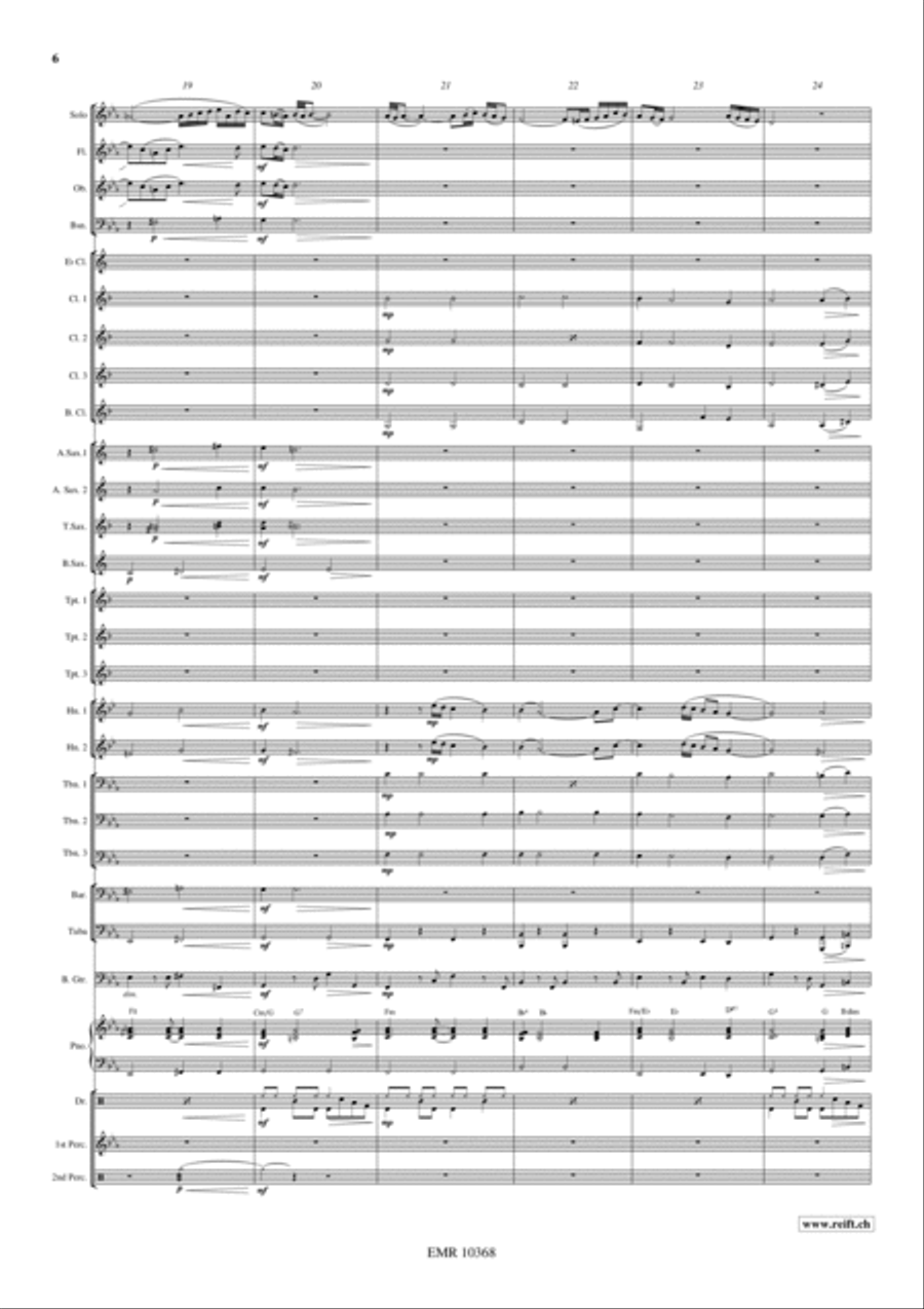 Concerto Pour Une Voix Concerto Pour Une Voix Concert Band scores gallery preview page 7