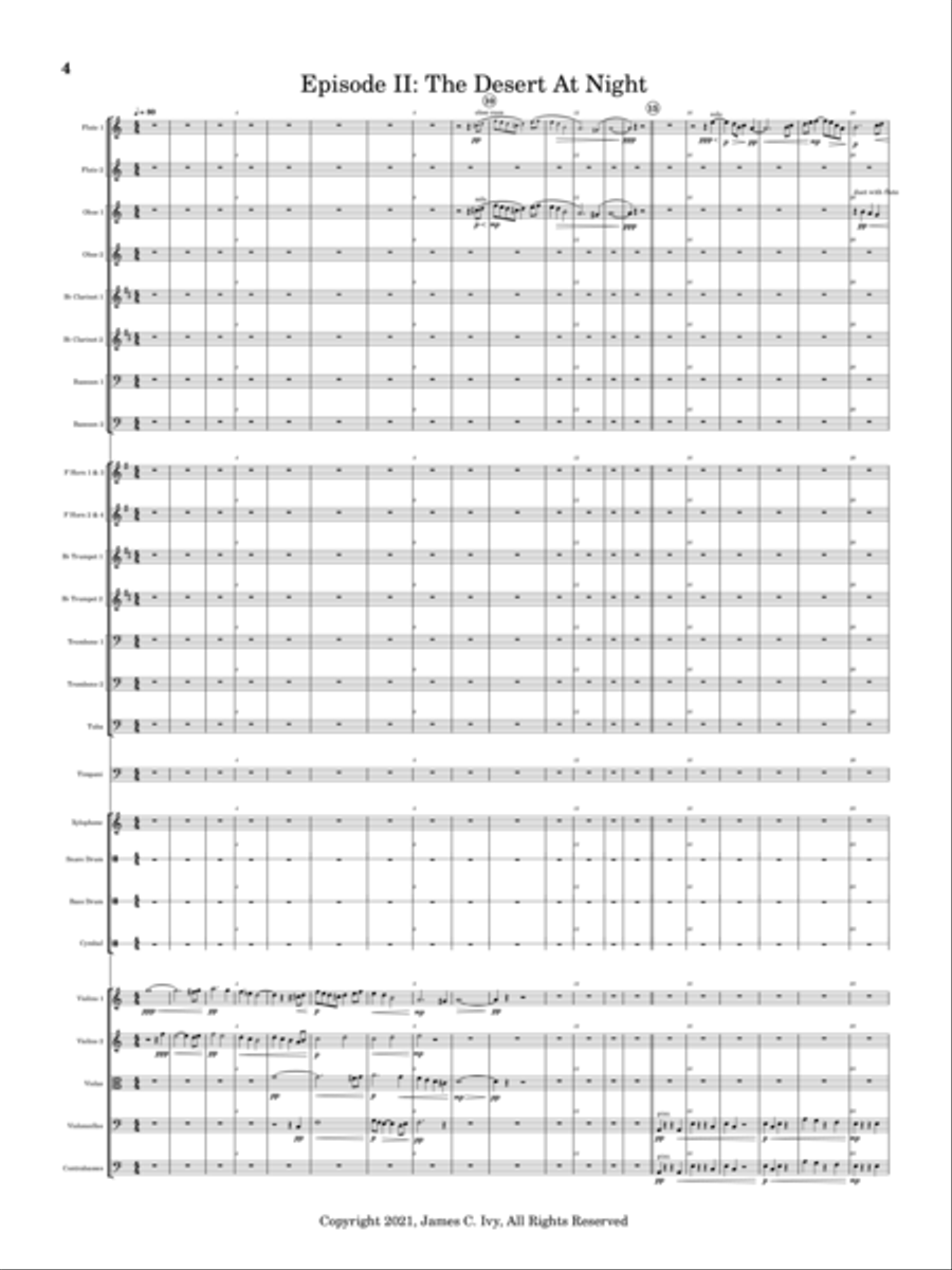The Caliph - An Orchestral Suite Full Orchestra scores gallery preview page 5