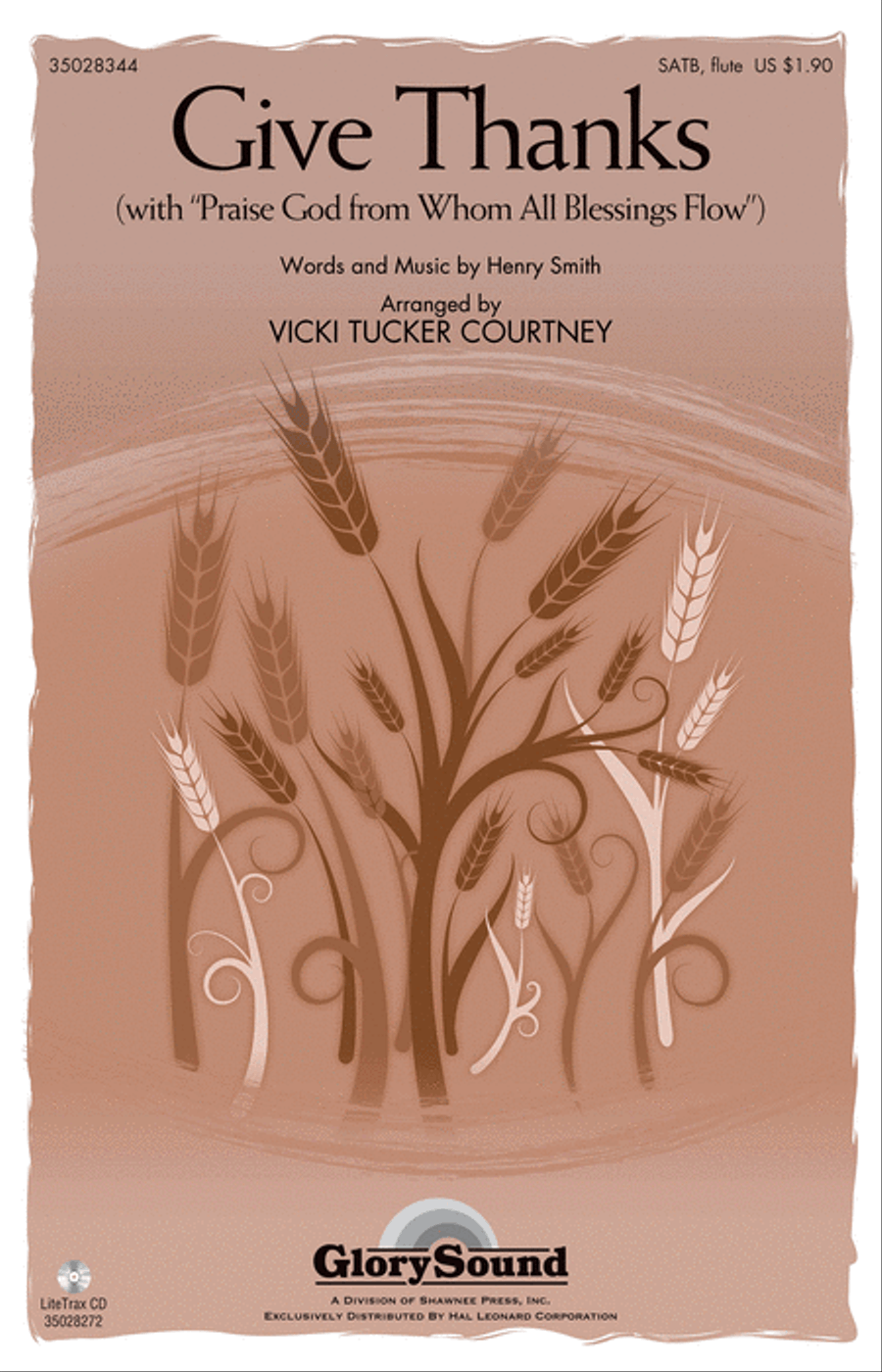 Give Thanks 4-Part scores gallery preview page 1