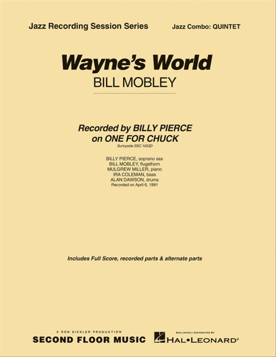 Wayne's World Wayne's World Jazz Ensemble scores gallery preview page 1