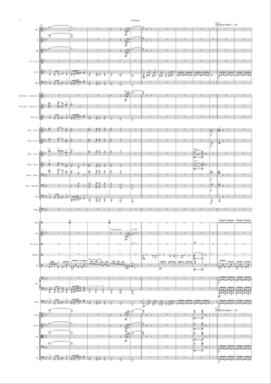 The Glory Days The Glory Days Full Orchestra scores gallery preview page 6