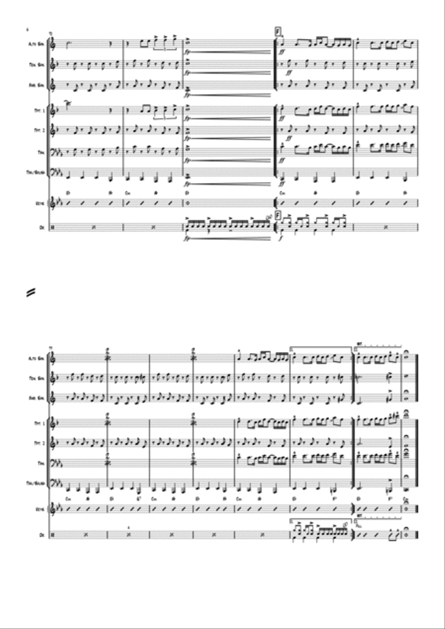 Wake Me Up Large Ensemble scores gallery preview page 6