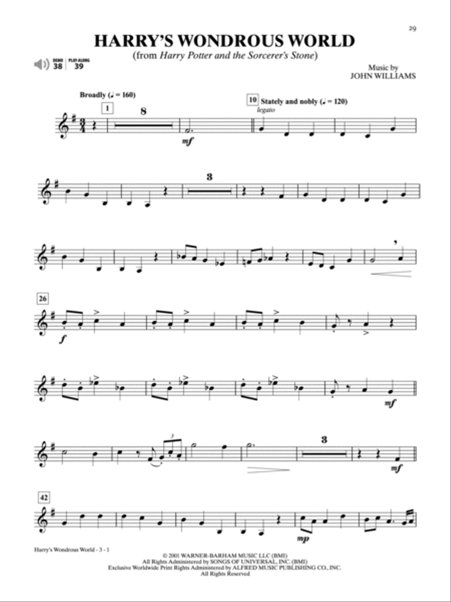 Ultimate Movie Instrumental Solos Horn Solo scores gallery preview page 4