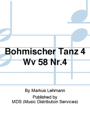 Böhmischer Tanz 4 WV 58 Nr.4