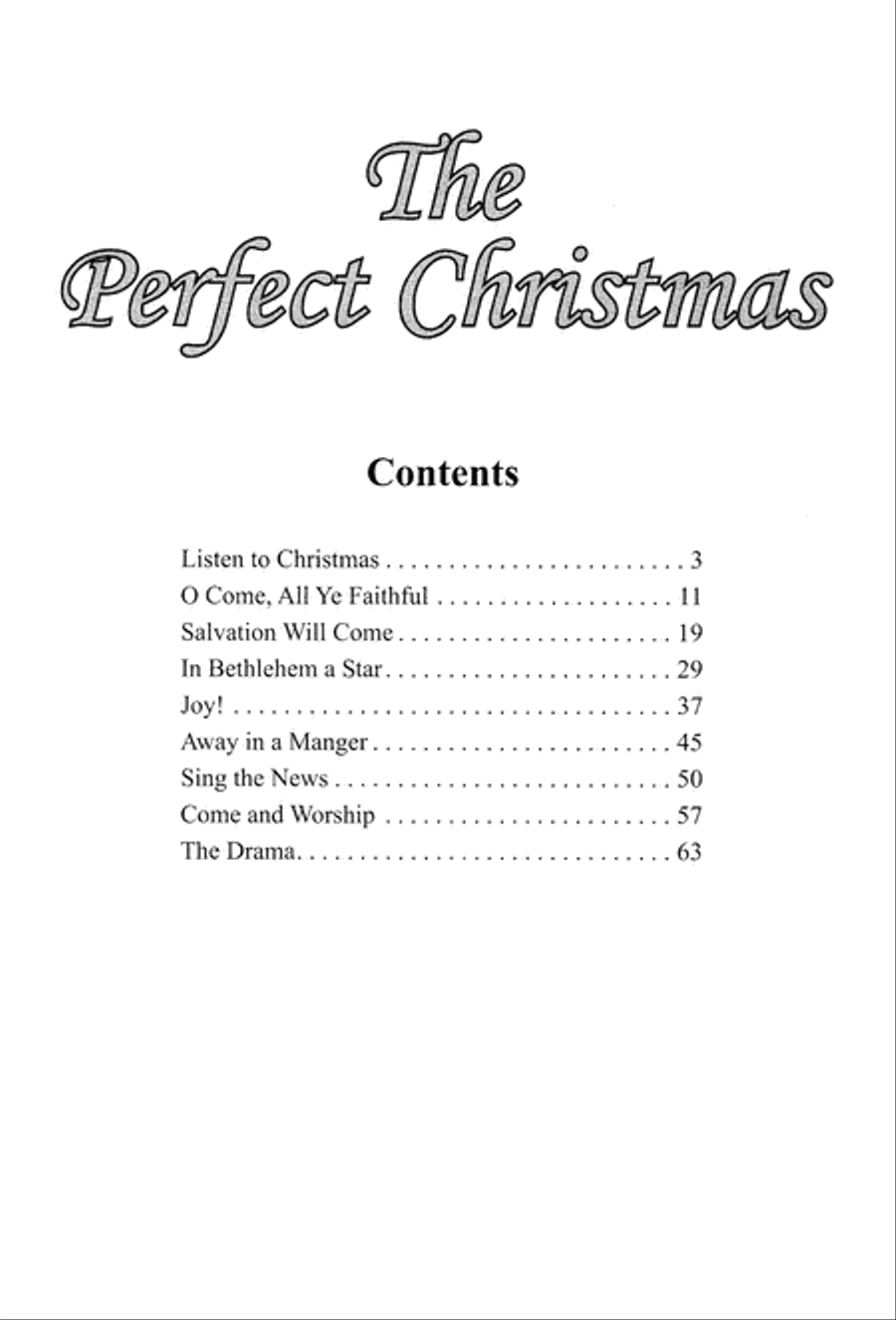 The Perfect Christmas 4-Part scores gallery preview page 4