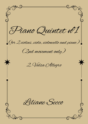 Book cover for Valsa Allegro - 2nd Movement of Piano Quintet nº1
