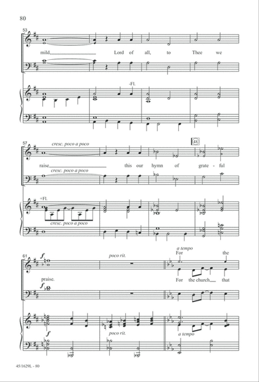 Hymns We Love to Sing, Vol. 2 3-Part scores gallery preview page 80