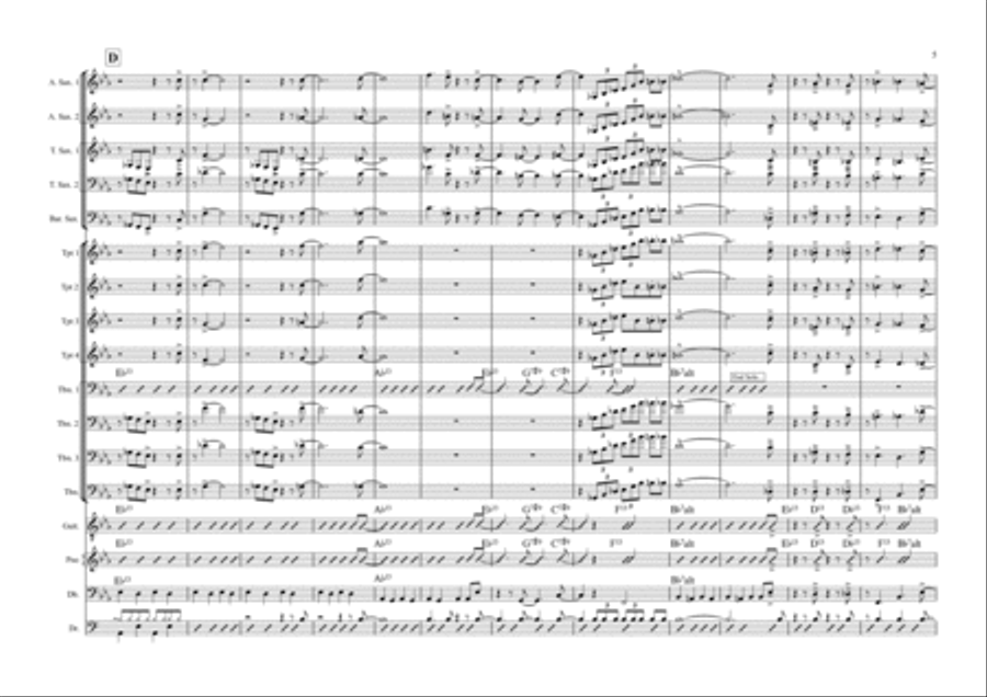Springing into Summer Jazz Ensemble scores gallery preview page 5