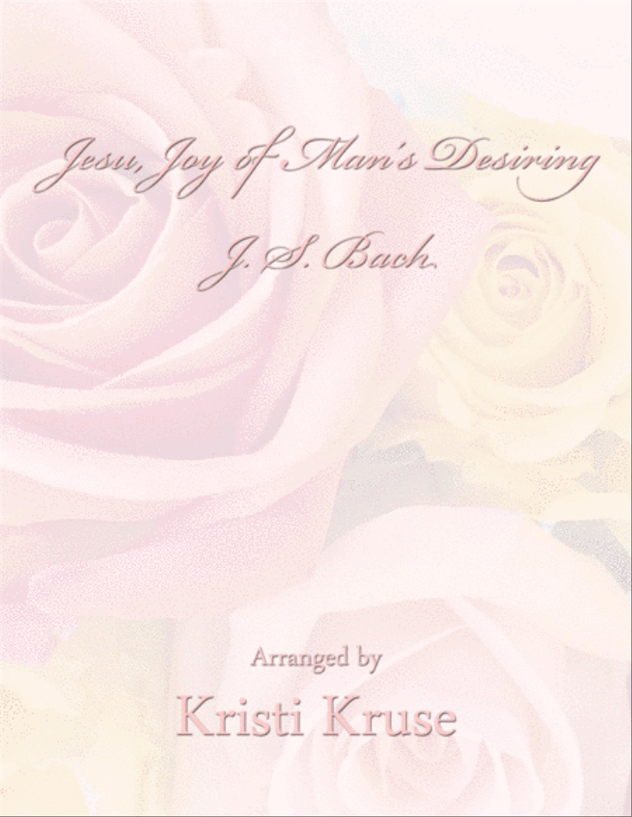 Jesu, Joy of Man's Desiring Piano Solo Small Ensemble scores gallery preview page 1