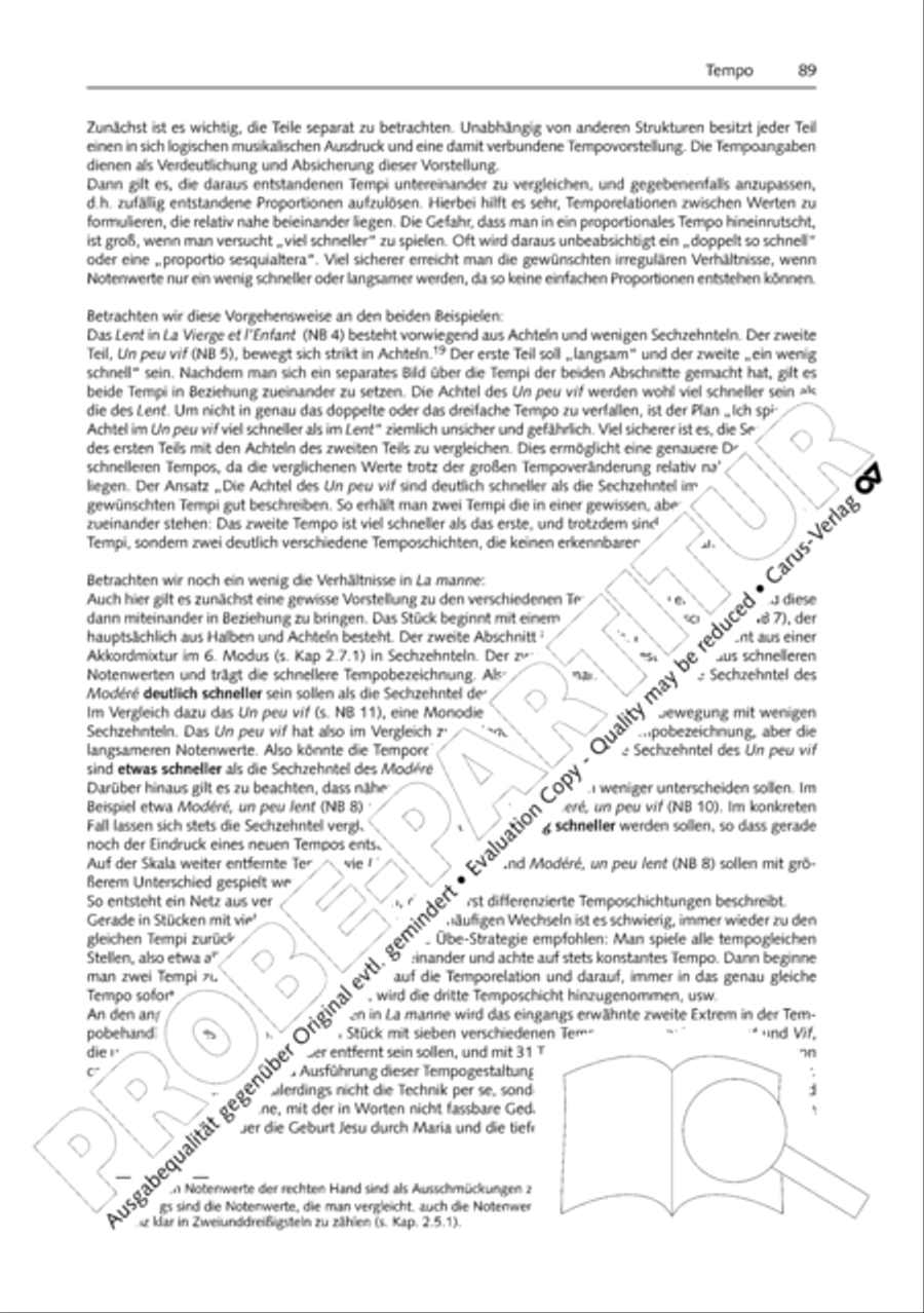 Orgelschule zur historischen Auffuhrungspraxis Organ Solo scores gallery preview page 90