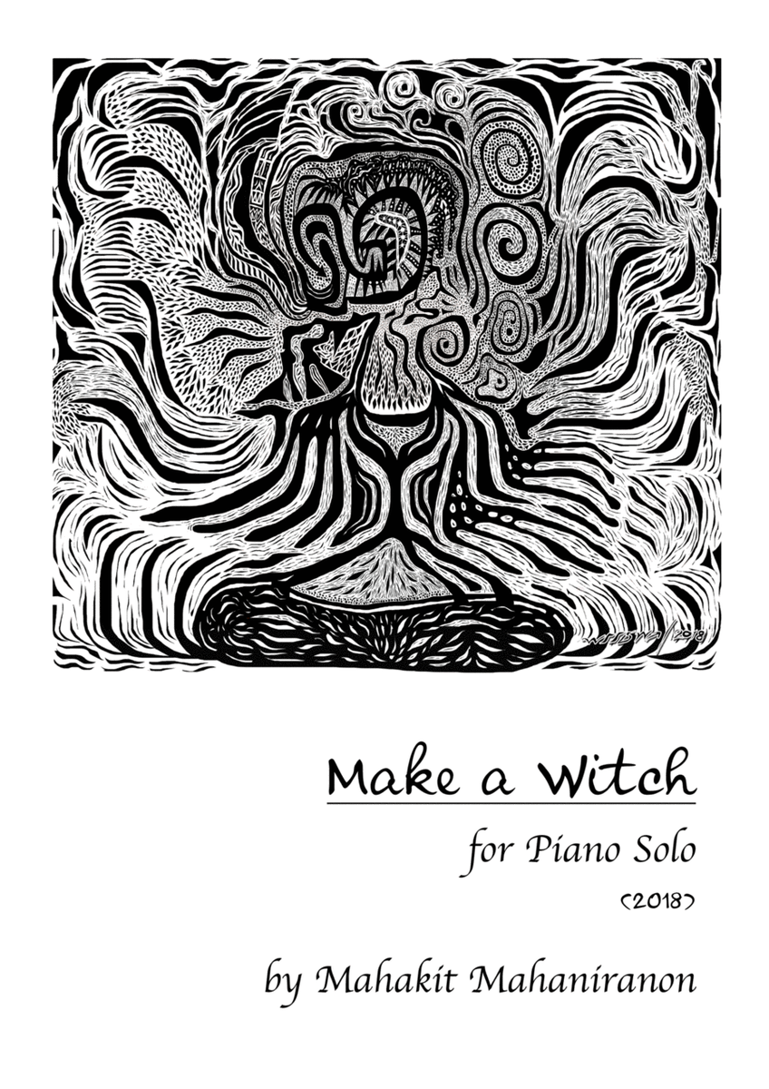 Make a Witch for Piano Solo - Digital Download image number null