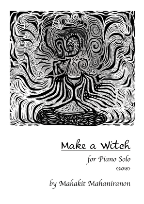 Make a Witch for Piano Solo - Digital Download