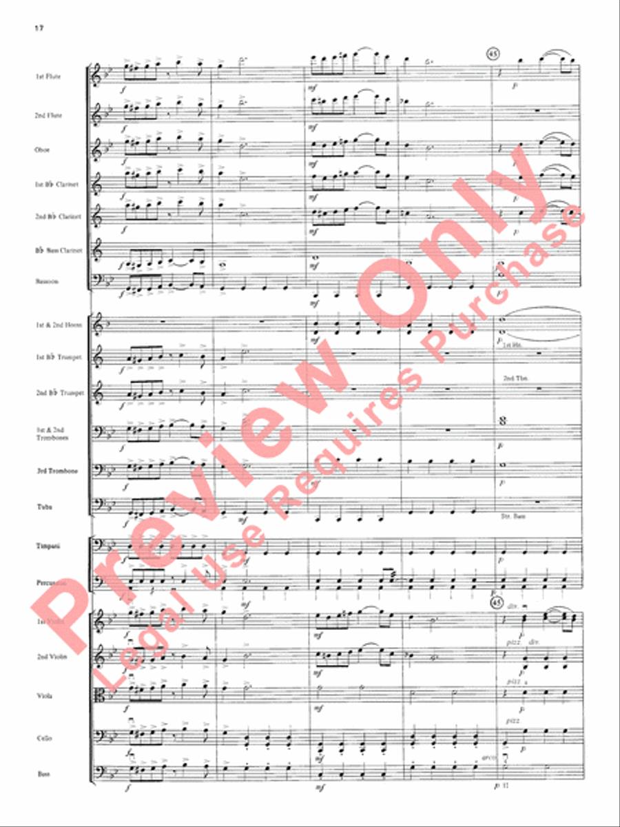Two South American Tangos Full Orchestra scores gallery preview page 19