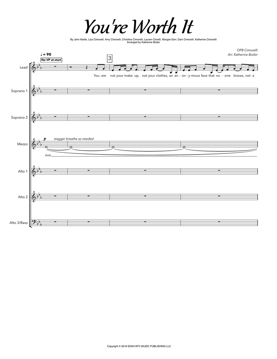 You're Worth It SSAA scores gallery preview page 1