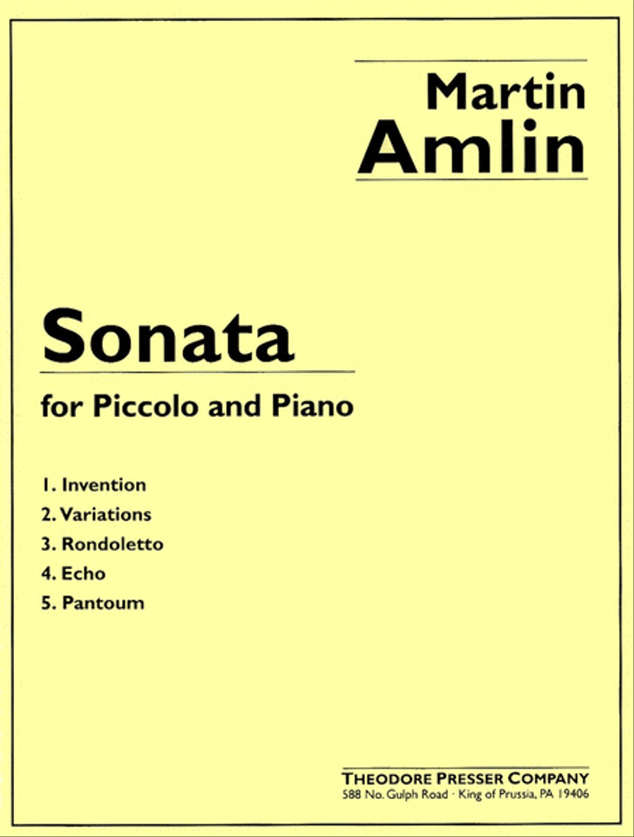 Sonata Chamber Music scores gallery preview page 1