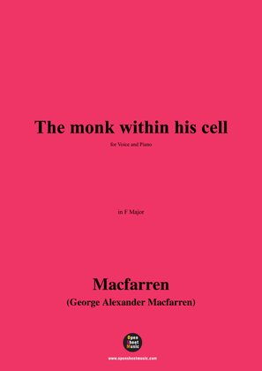Book cover for Macfarren-The monk within his cell,in F Major
