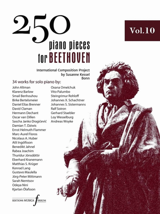 250 Piano Pieces for Beethoven, Volume 10