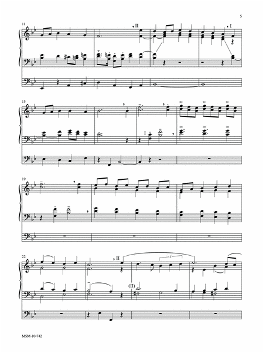 Hymns for the Saints (for Organ) Organ scores gallery preview page 5