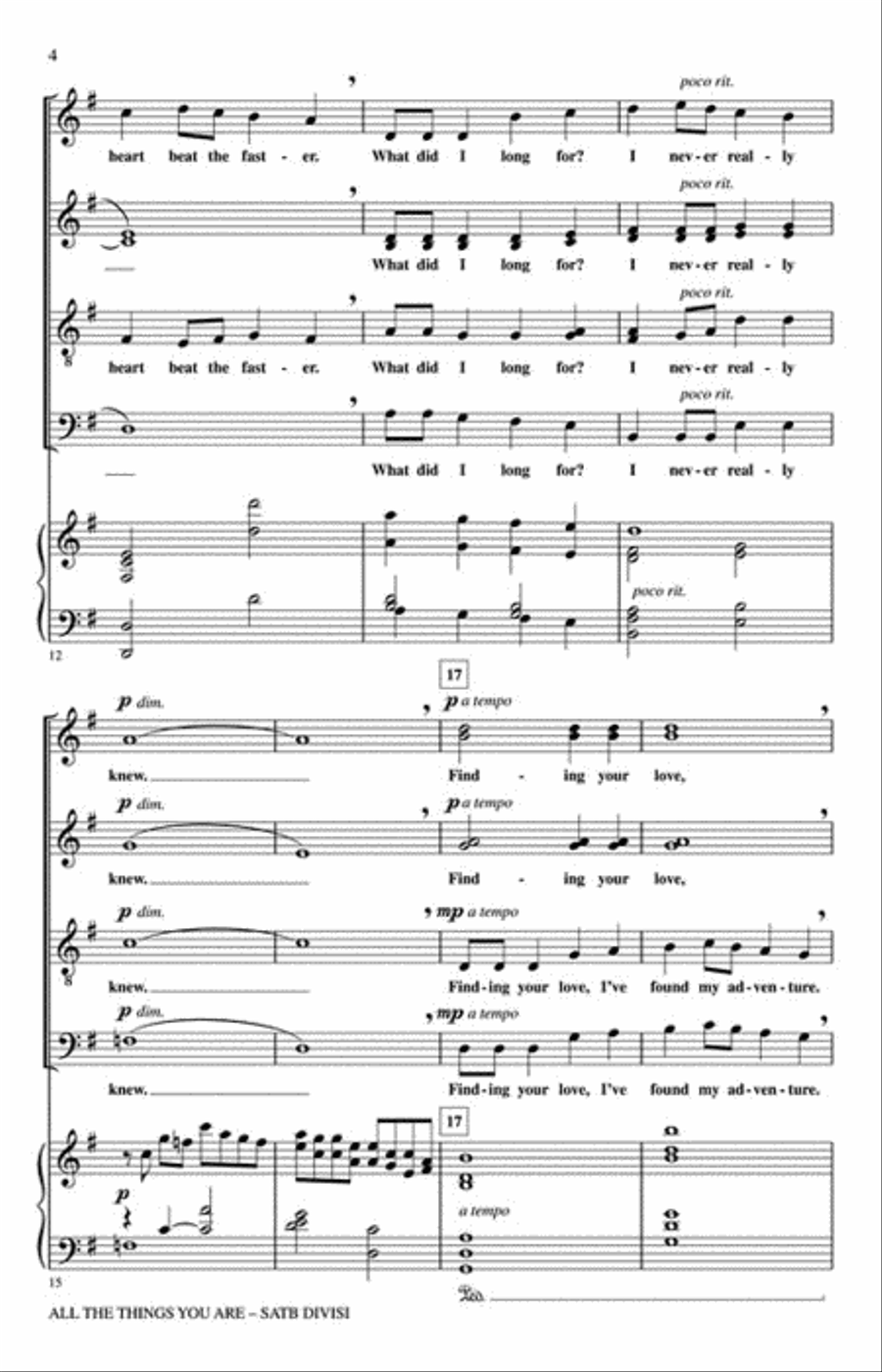 All The Things You Are Divisi scores gallery preview page 3