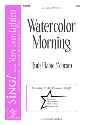 Book cover for Watercolor Morning (SSA)
