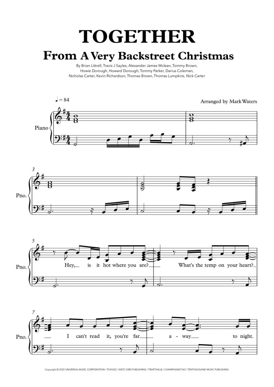 Together Voice scores gallery preview page 1