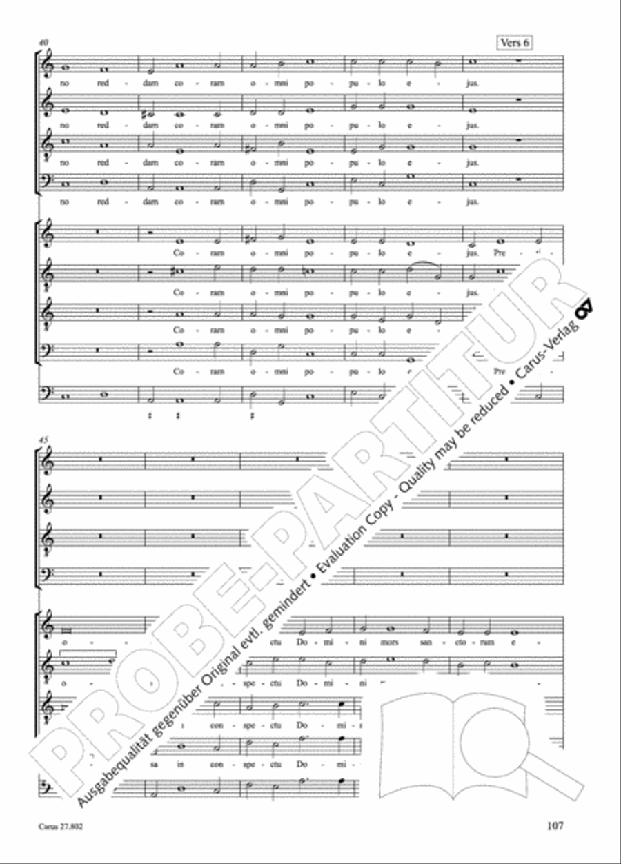Salmi I (Selva morale e spirituale) Collection / Songbook scores gallery preview page 132
