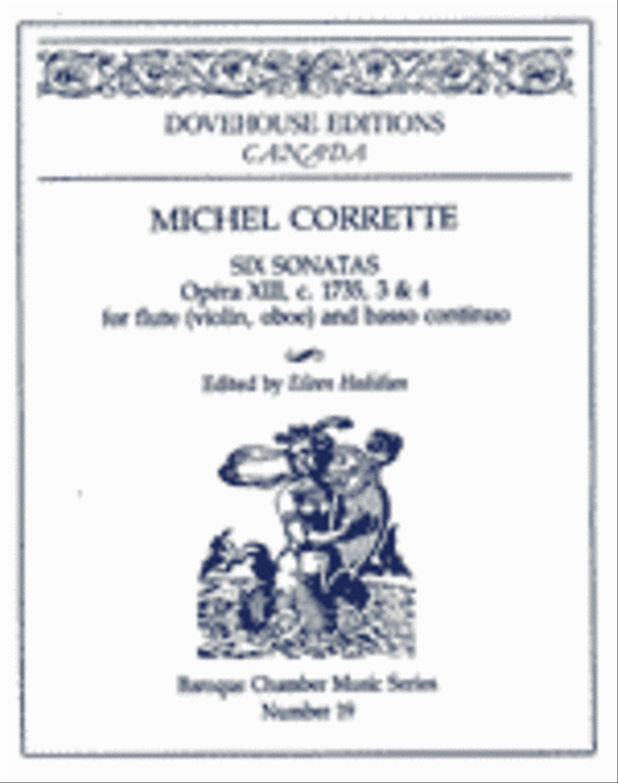 Six Sonatas Op. XIII, Nos. 3 & 4 (c.1735) Flute scores gallery preview page 1