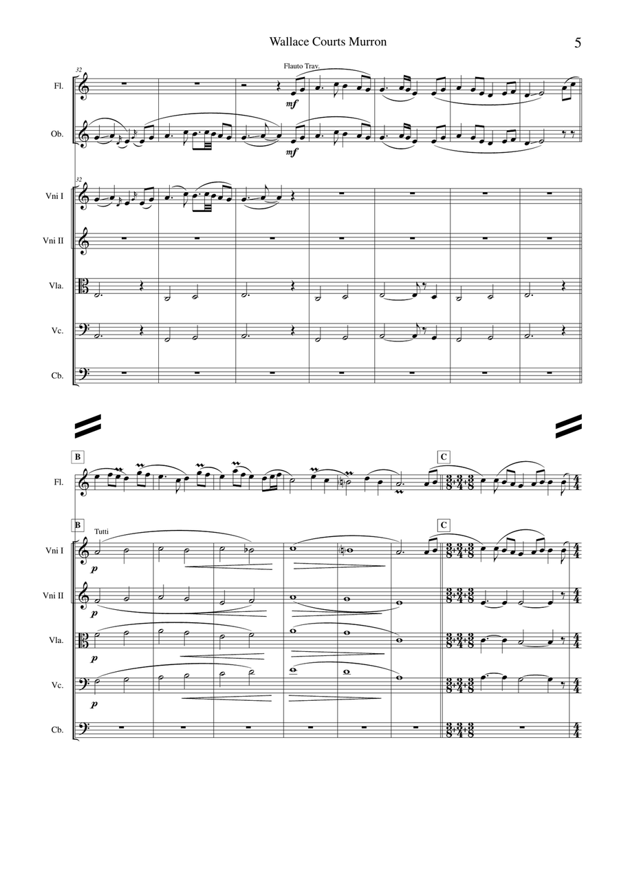 Wallace Courts Murron Large Ensemble scores gallery preview page 5