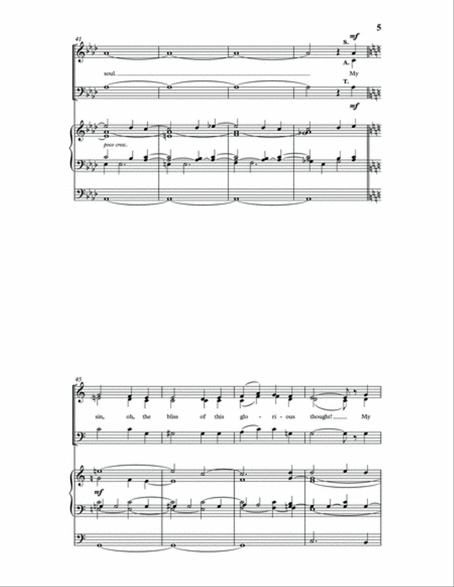 It Is Well with My Soul 4-Part scores gallery preview page 5
