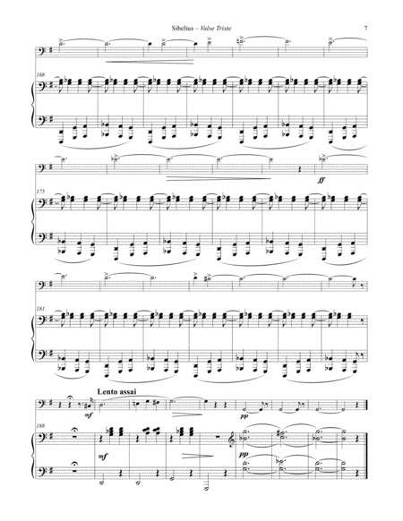 Valse Triste for Euphonium & Piano
