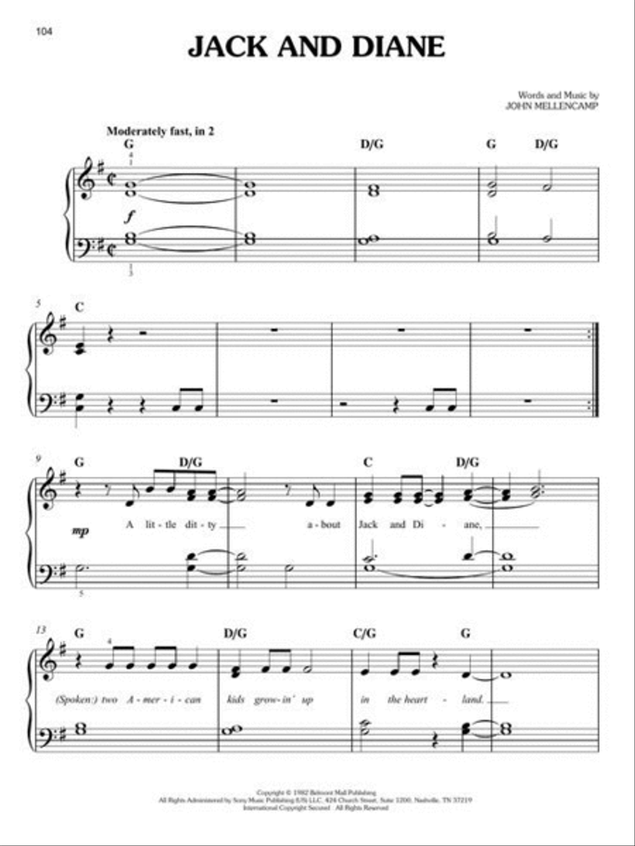 First 50 Piano Bar Songs You Should Play Easy Piano scores gallery preview page 5