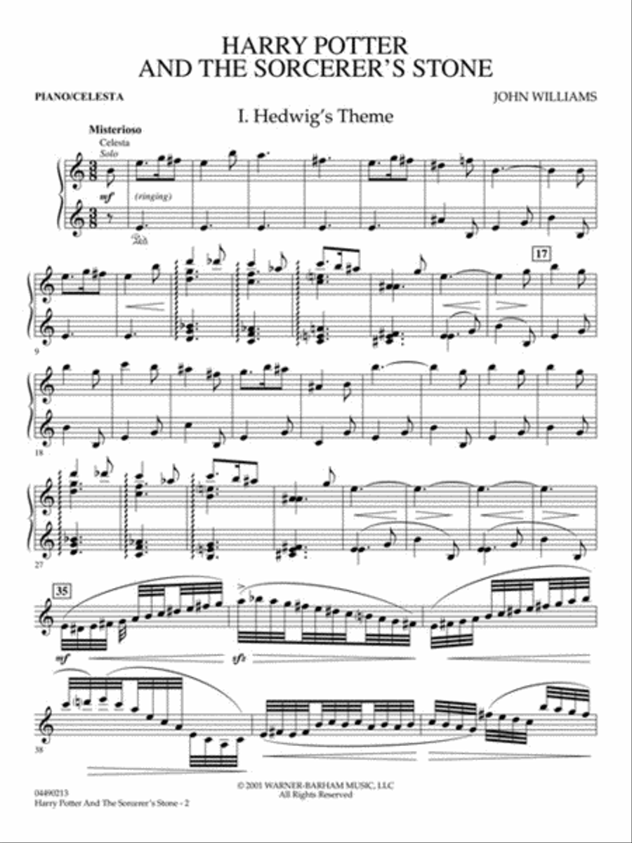Harry Potter and the Sorcerer's Stone Full Orchestra scores gallery preview page 10