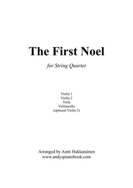 The First Noel - String Quartet