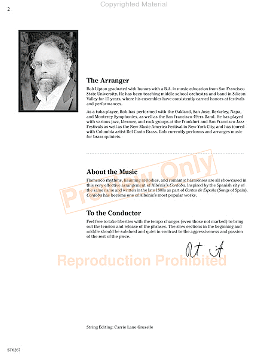 Cordoba String Orchestra scores gallery preview page 3