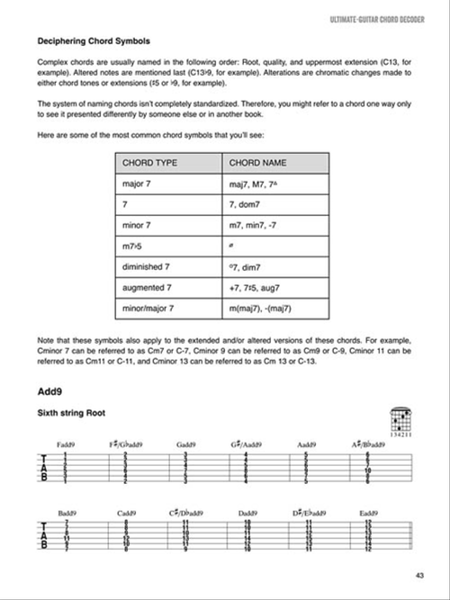Ultimate-Guitar Chord Decoder Guitar Tablature scores gallery preview page 5