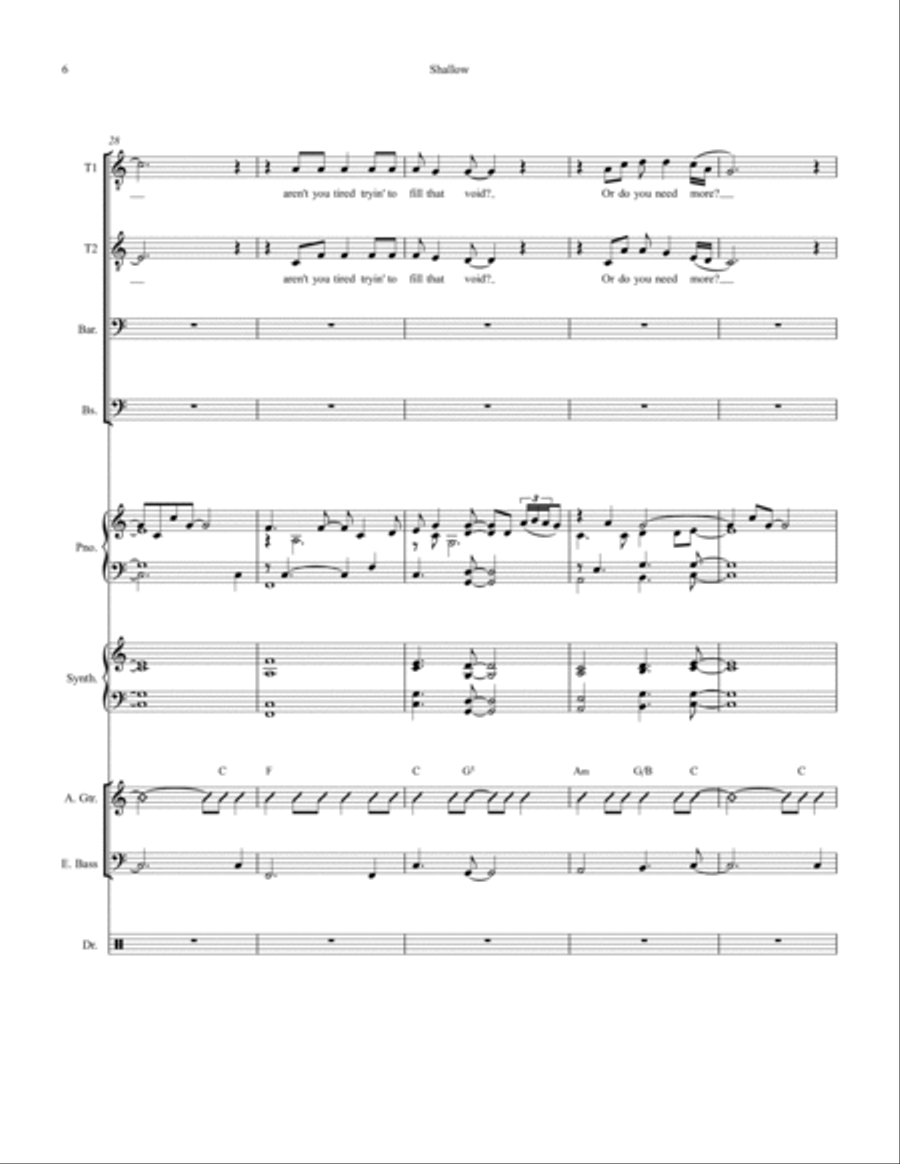 Shallow Small Ensemble scores gallery preview page 6