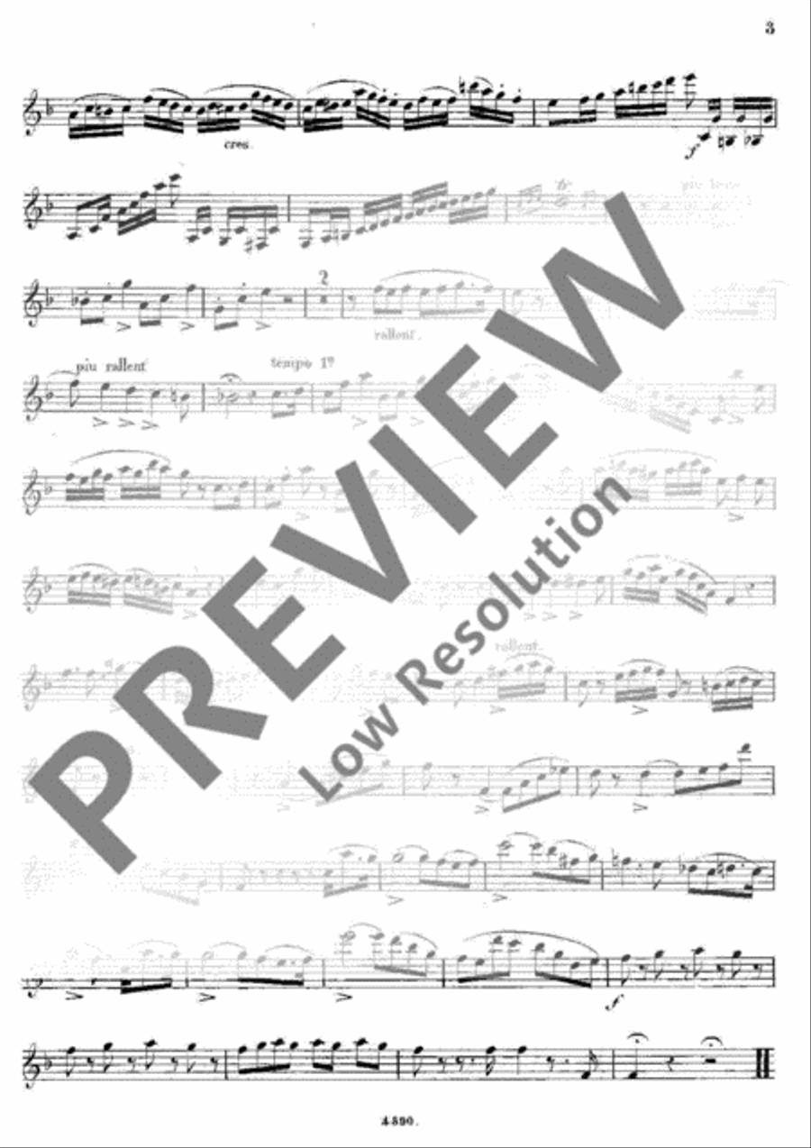 Fantaisie Clarinet Solo scores gallery preview page 13