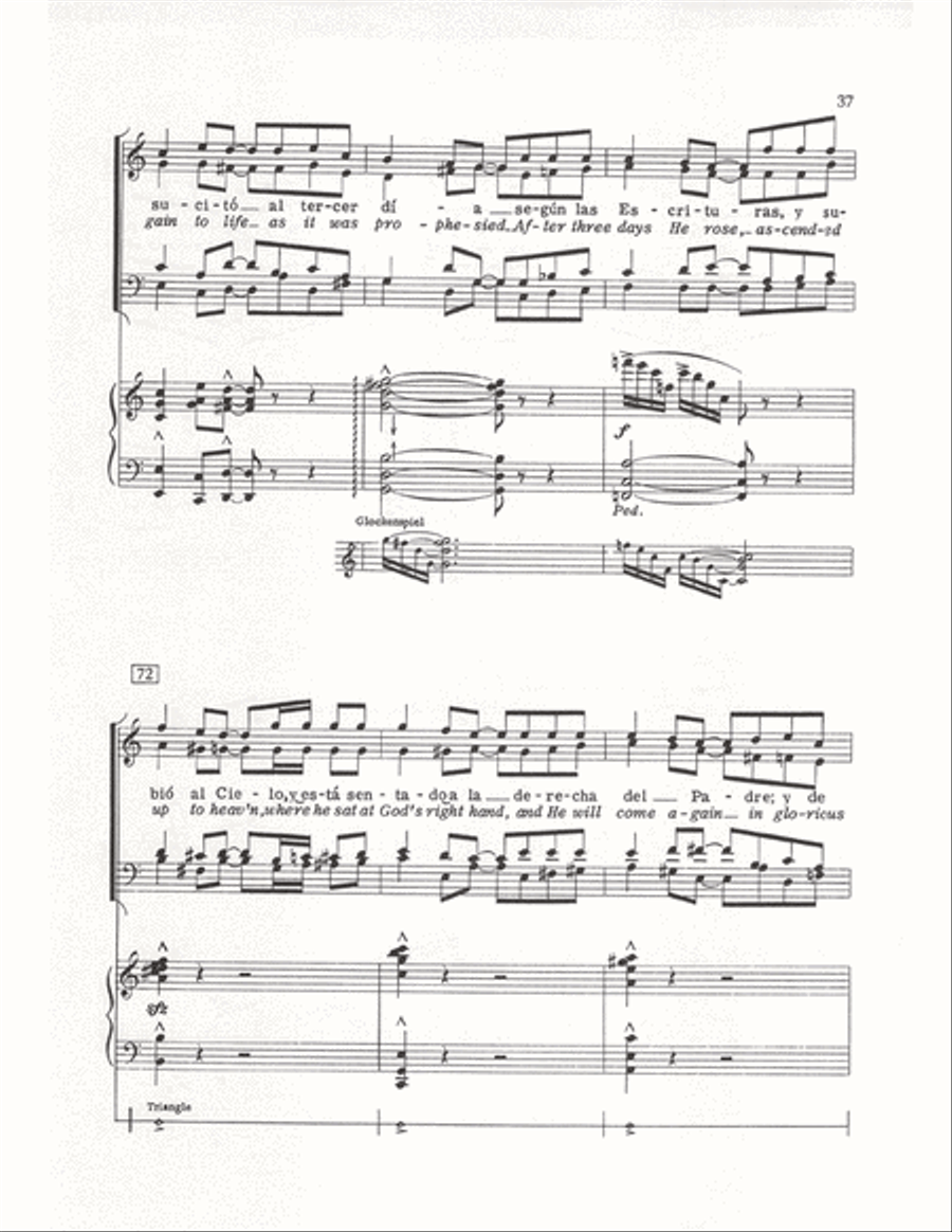 The Cuban Mass (Vocal Score) 4-Part scores gallery preview page 34