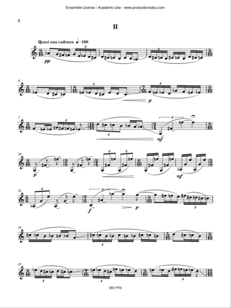 Micro Infinity I Micro Infinity I Violin Solo scores gallery preview page 4