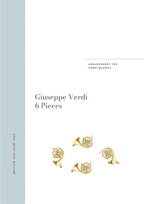 Book cover for Verdi for horn quartet