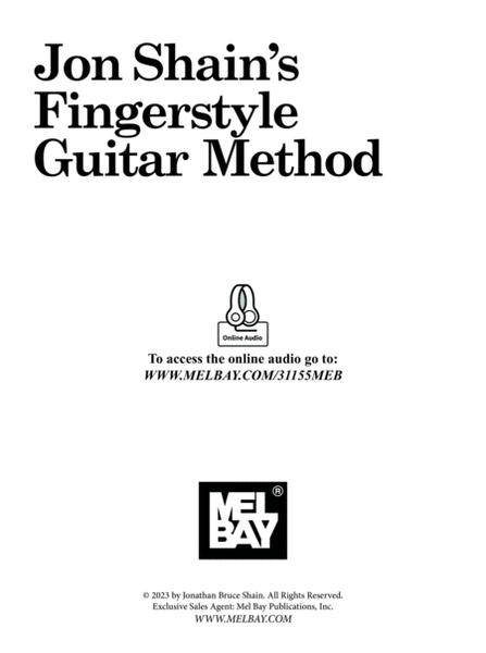 Jon Shain's Fingerstyle Guitar Method