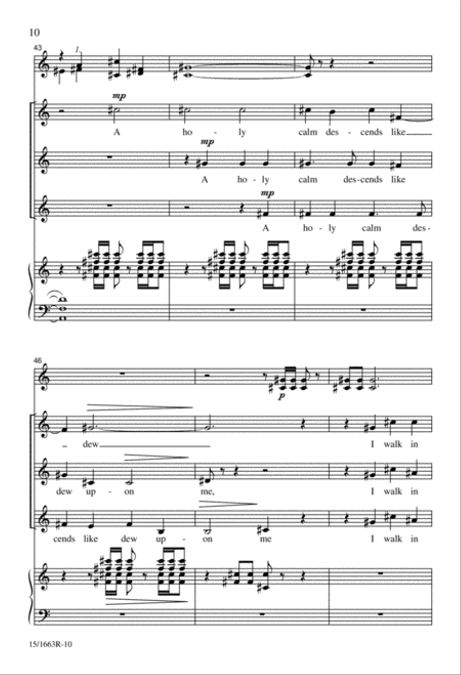 The Mystic Trumpeter SSA scores gallery preview page 10